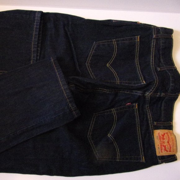 Levi Strauss & Co Men's Regular Fit 505 Dark Blue 38 x 34 - Picture 4 of 6
